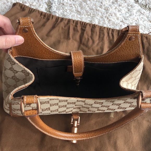 Vintage Gucci Jackie O GG Shoulder Bag - Picture 11 of 15